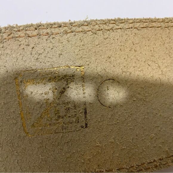 Vintage Rare BEVERLY HILLS Milano Taupe size L 2.25” wide 40”long main image 8